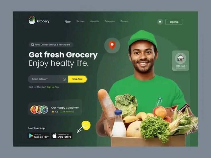 Online supermarket
