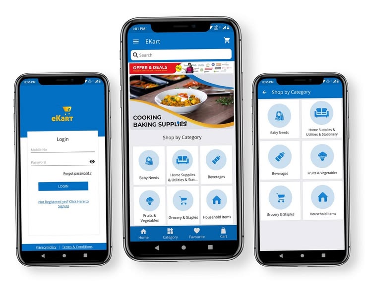 Android ordering app